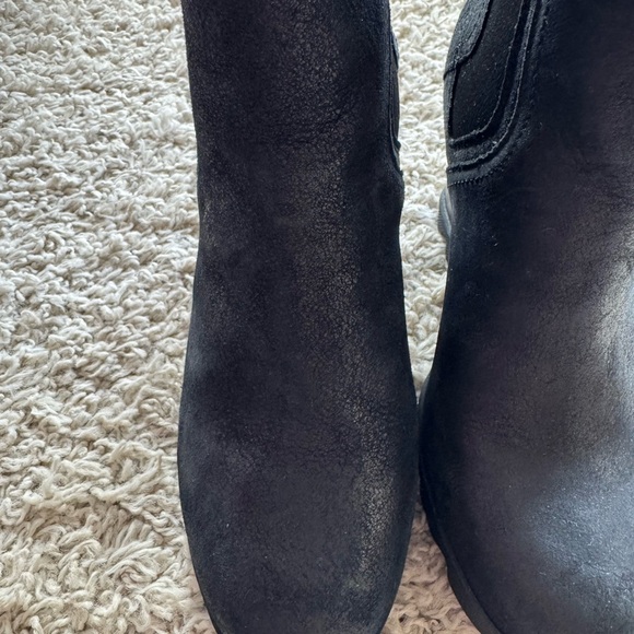 Sorel Black Leather Ankle Boots - Picture 9 of 9